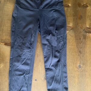 Athleta Navy Blue Crop Leggings Size Small
